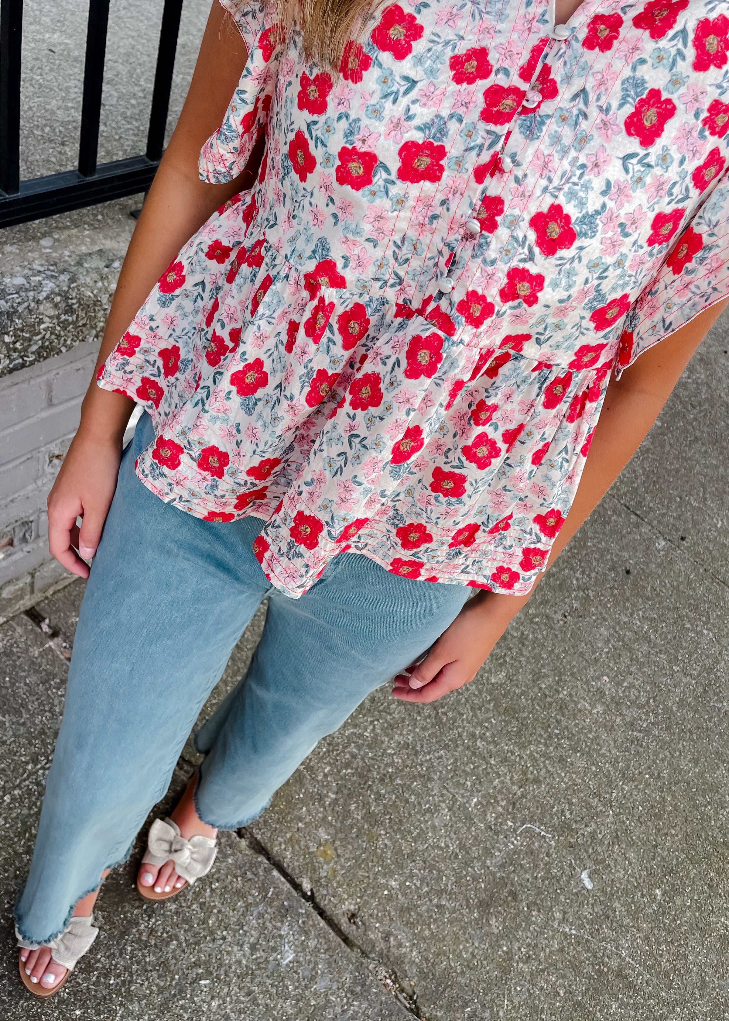 Fresh Picked Flowers Top