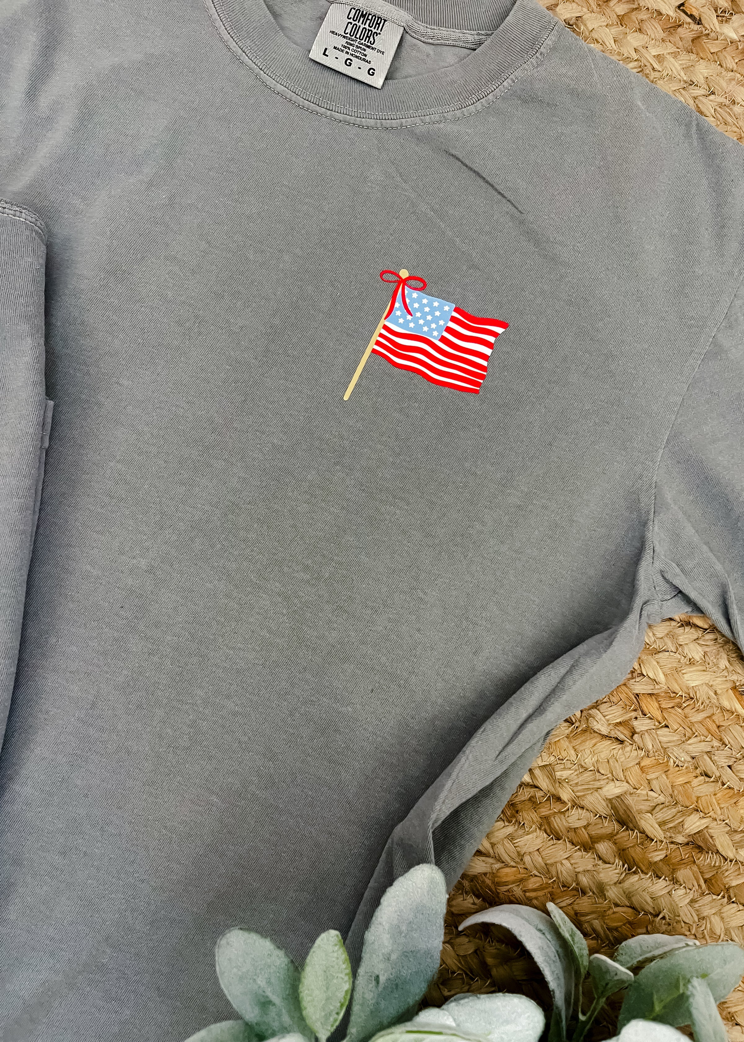Loves Jesus And America Too Graphic Tee (S-2XL) Pocket and Back