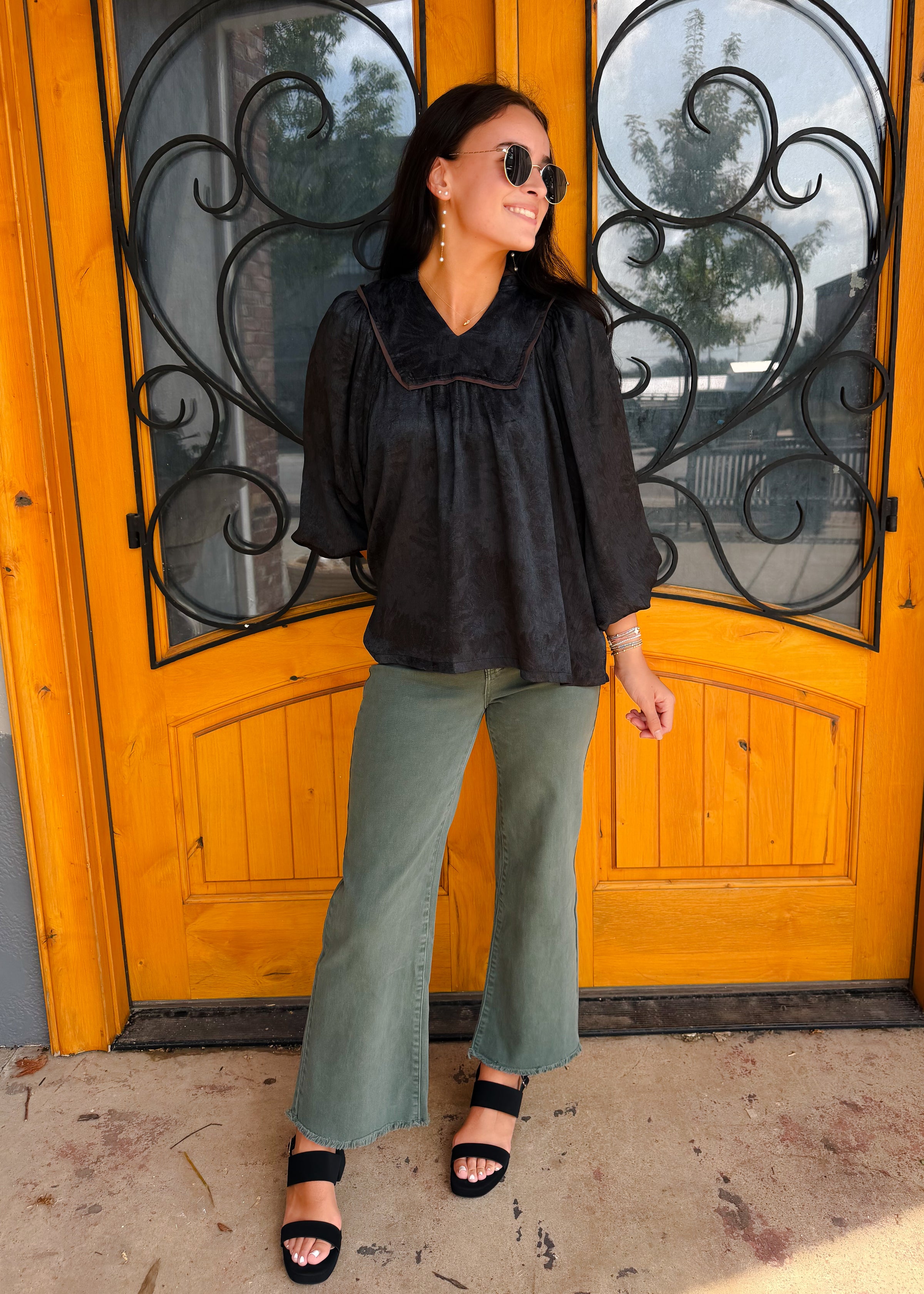Got My Attention Acid Wash Frayed Jean - Ash Jade