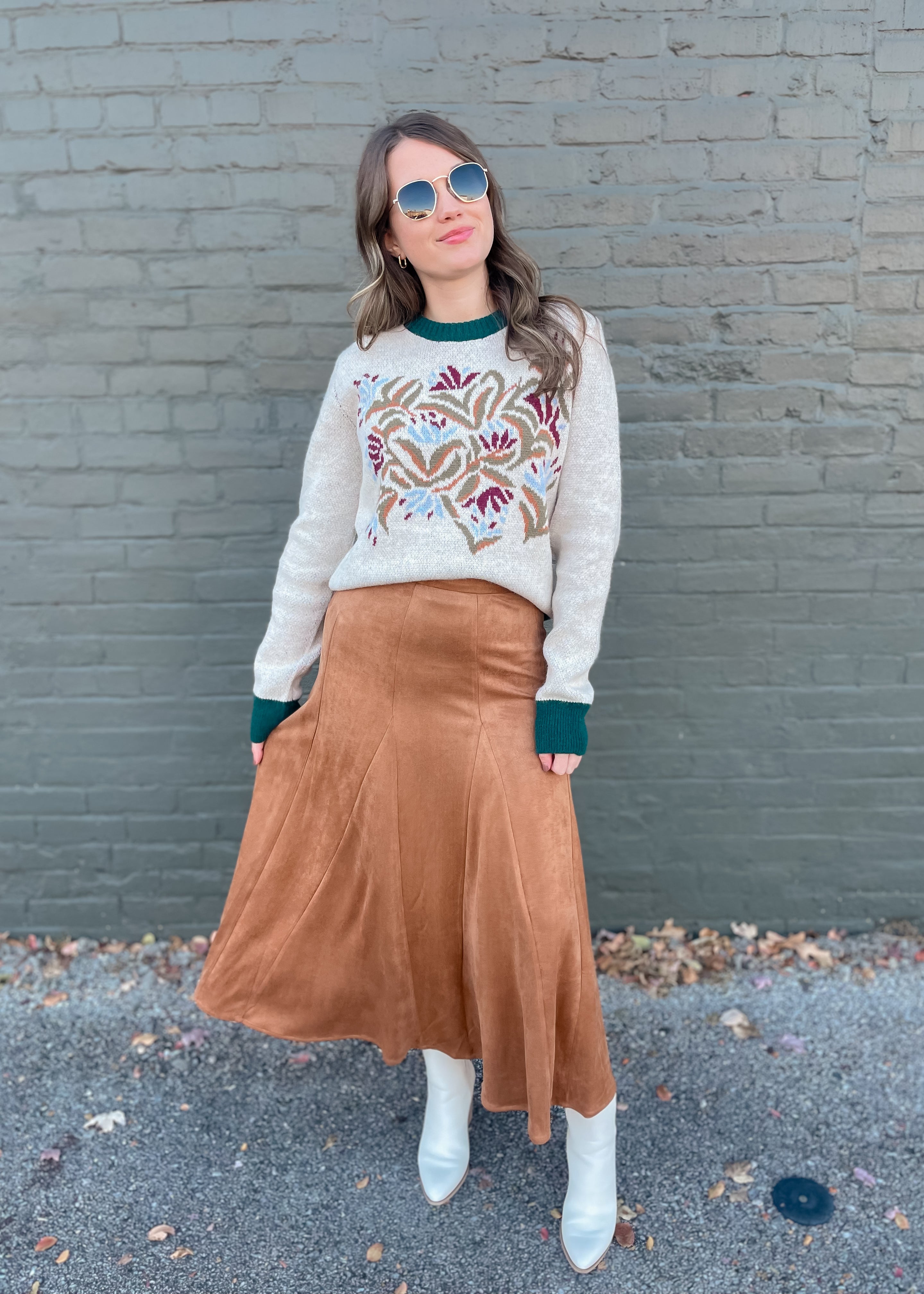 For Real This Time Suede Midi Skirt – The Sassy Owl Boutique