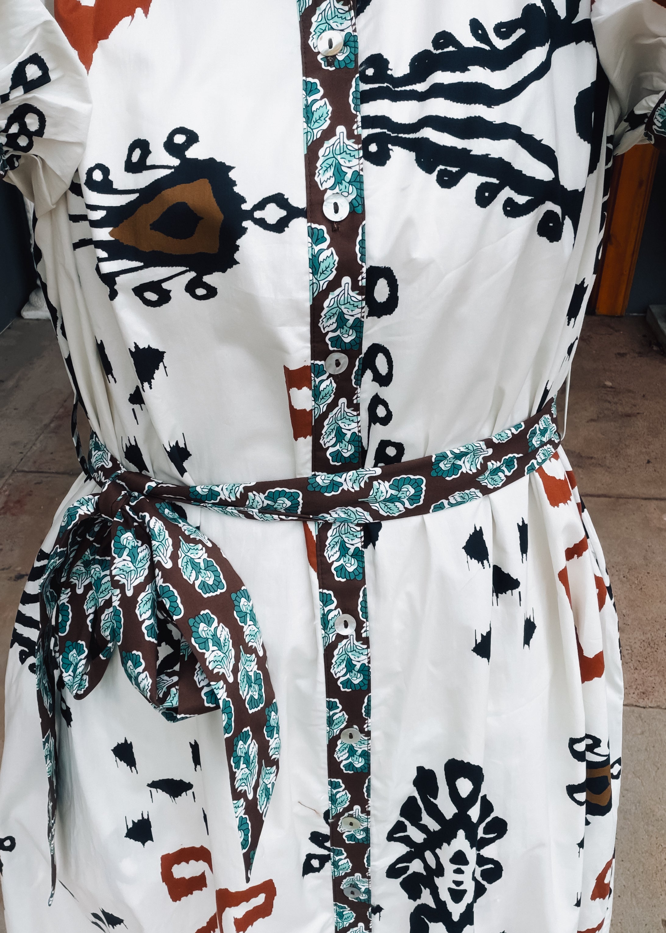 Write Me Back Button Down Midi Dress