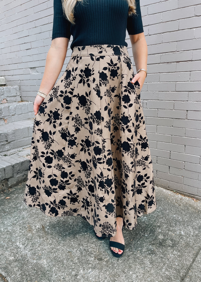 Only Just Begun Midi Skirt