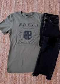 Abandoned Hunting Wives Social Club Graphic Tee (S-XL)