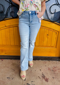 Refined Rhythm Tummy Control Mid Rise - Risen Jeans