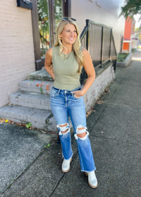 As I Expected Olive Bodysuit