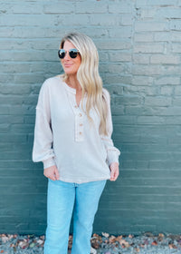 Don’t You Worry Long Sleeve Knit Top