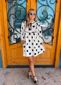 Feeling Spot On Polka Dot Mini Dress