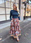 No Better Time Midi Skirt