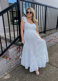 With You In Mind Ruffle Maxi Dress