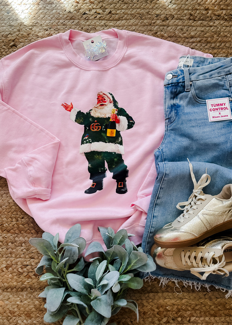 Boujee Santa Sweatshirt (S-2XL)