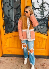 Timely Matter Quilted Button Down Jacket