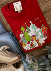 Grinch Looking Over Whoville Graphic Tee (S-2XL)