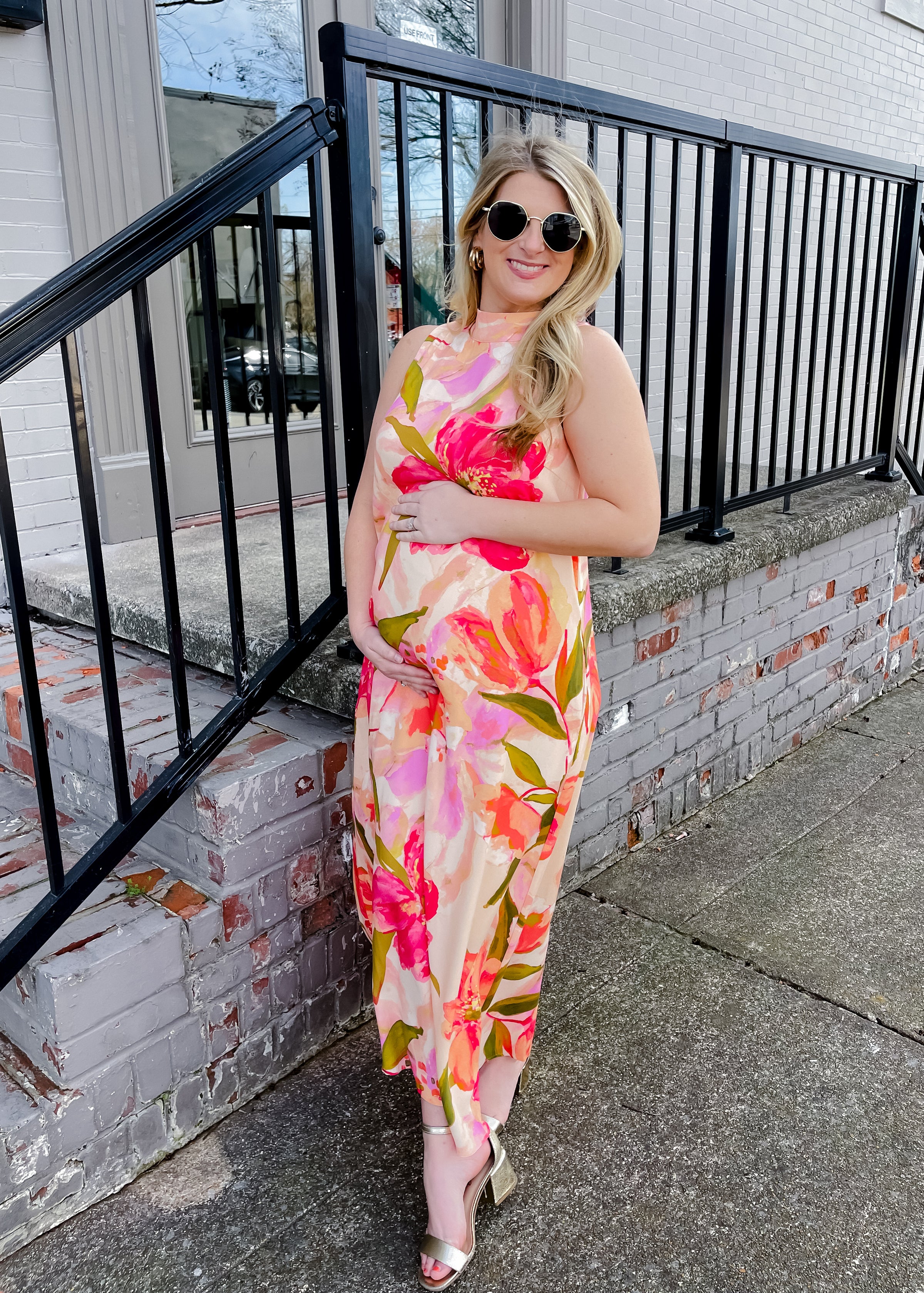 What Can I Say Floral Maxi Dress