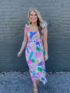 Watercolor Masterpiece Midi Dress