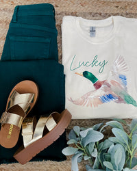 Lucky Duck Graphic Tee (S-2XL)