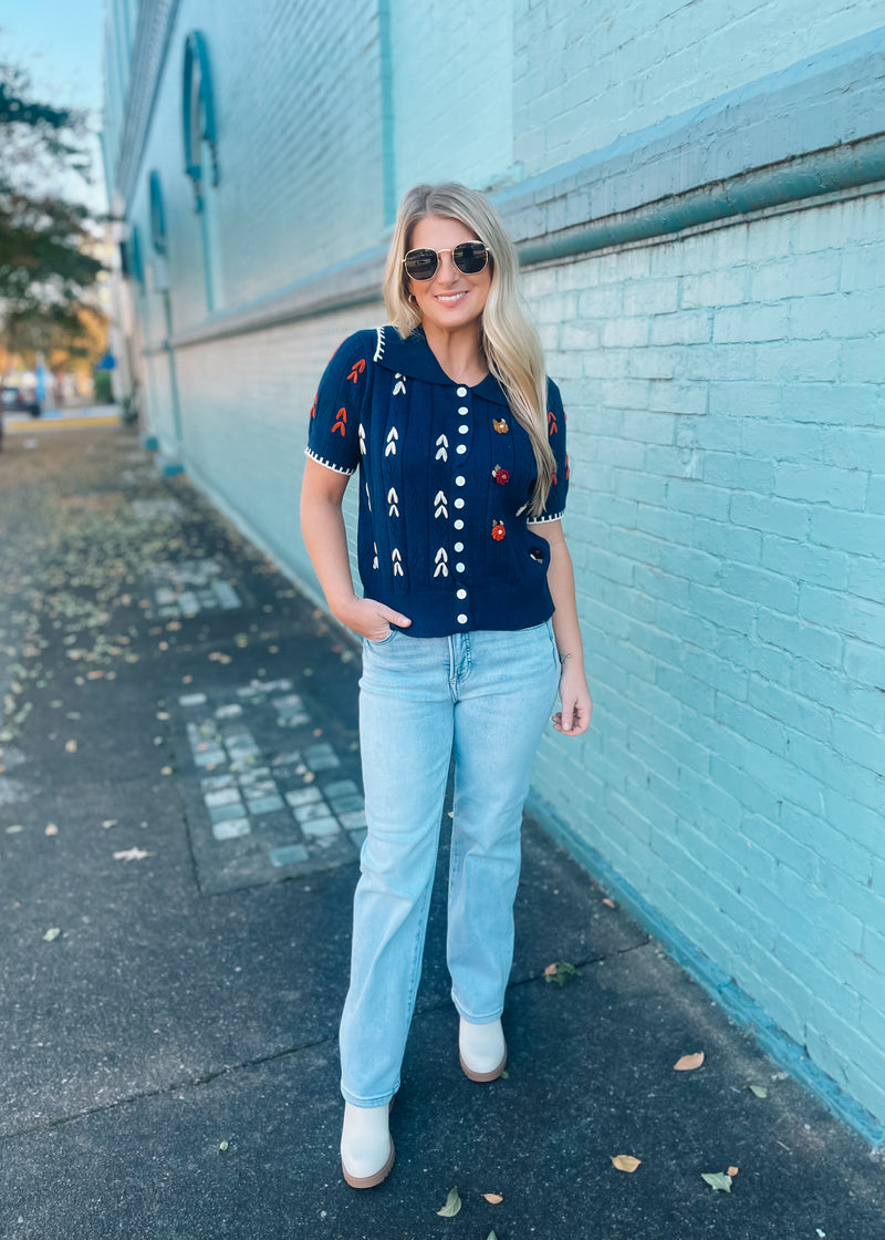 Keep Things Simple Short Sleeve Sweater