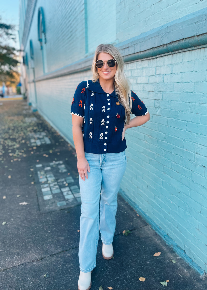 Keep Things Simple Short Sleeve Sweater