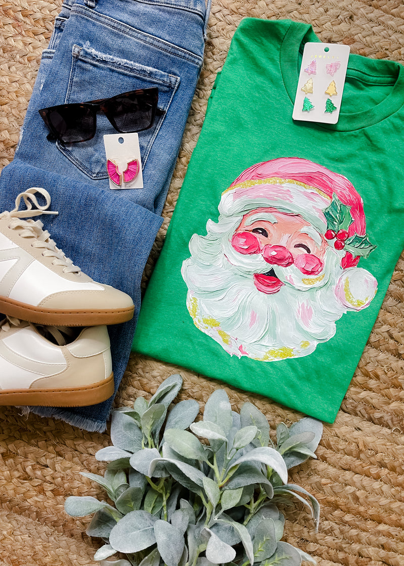 Painted Santa Graphic Tee (S-2XL)