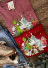 Grinch Looking Over Whoville Graphic Tee (S-2XL)