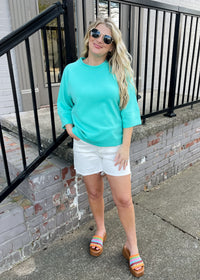 Check Me Out Scuba 3/4 Sleeve Pullover (S-XL)