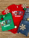 Merry Christmas Graphic Tee (S-2XL)