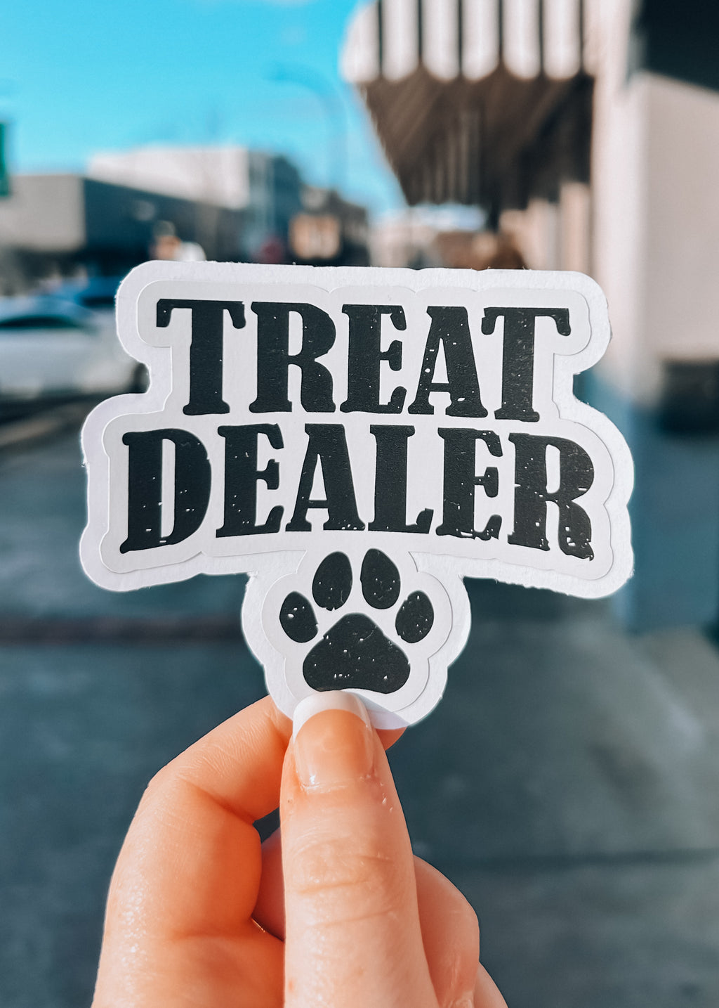 Treat Dealer Sticker