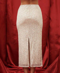 Shimmering Nights Sequin Midi Skirt