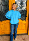 Set The Tone Turtle Neck Fleece Sweater