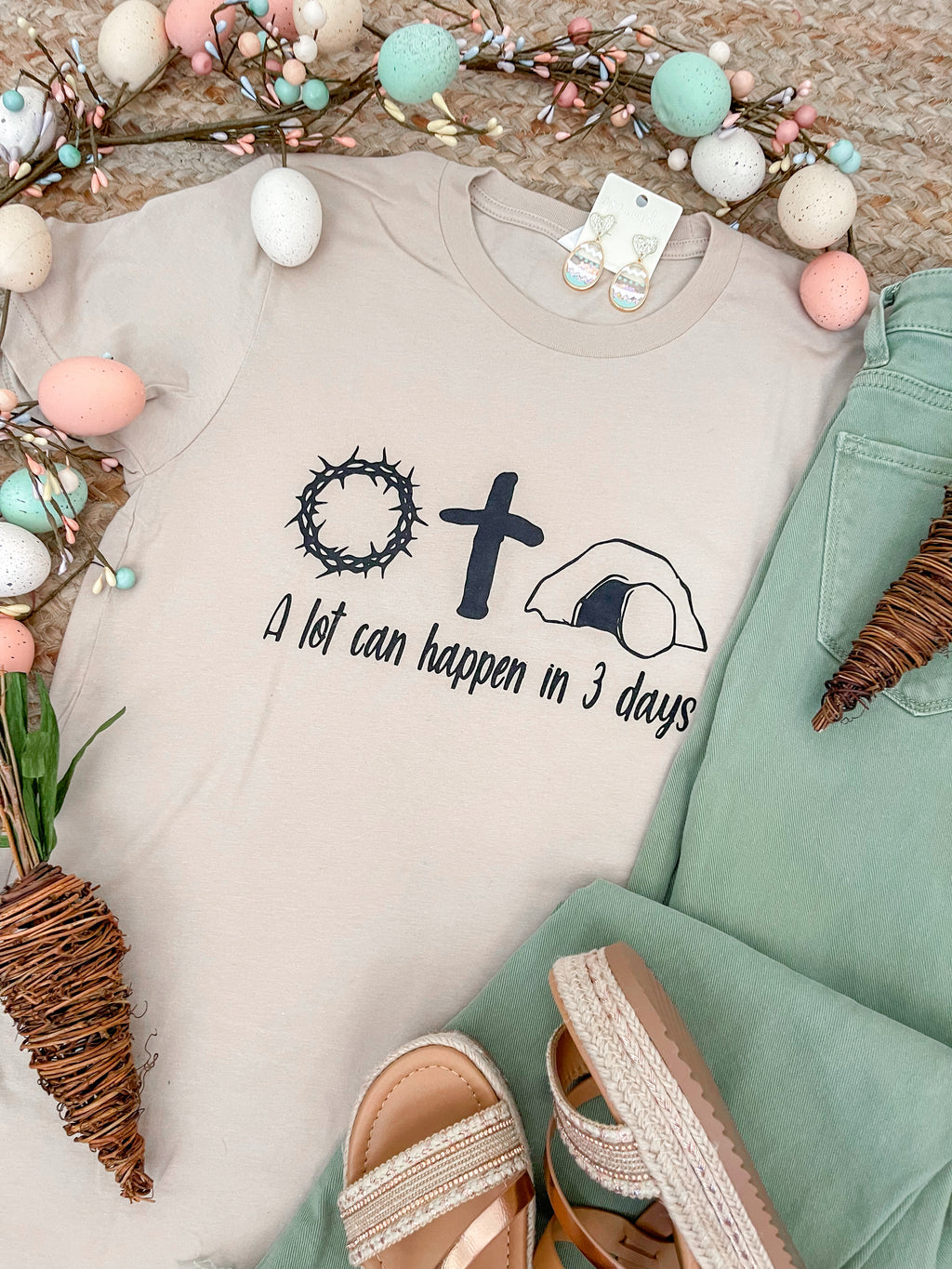 A Lot Can Happen In Three Days Graphic Tee