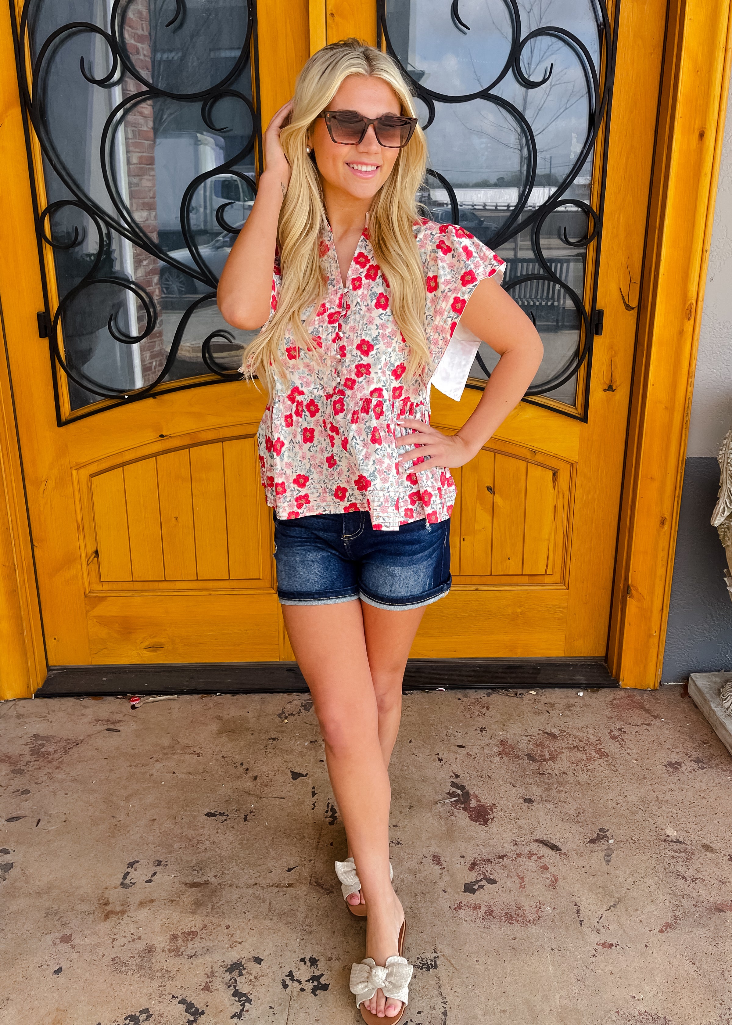 Fresh Picked Flowers Top