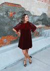 Simple Times Velvet Dress