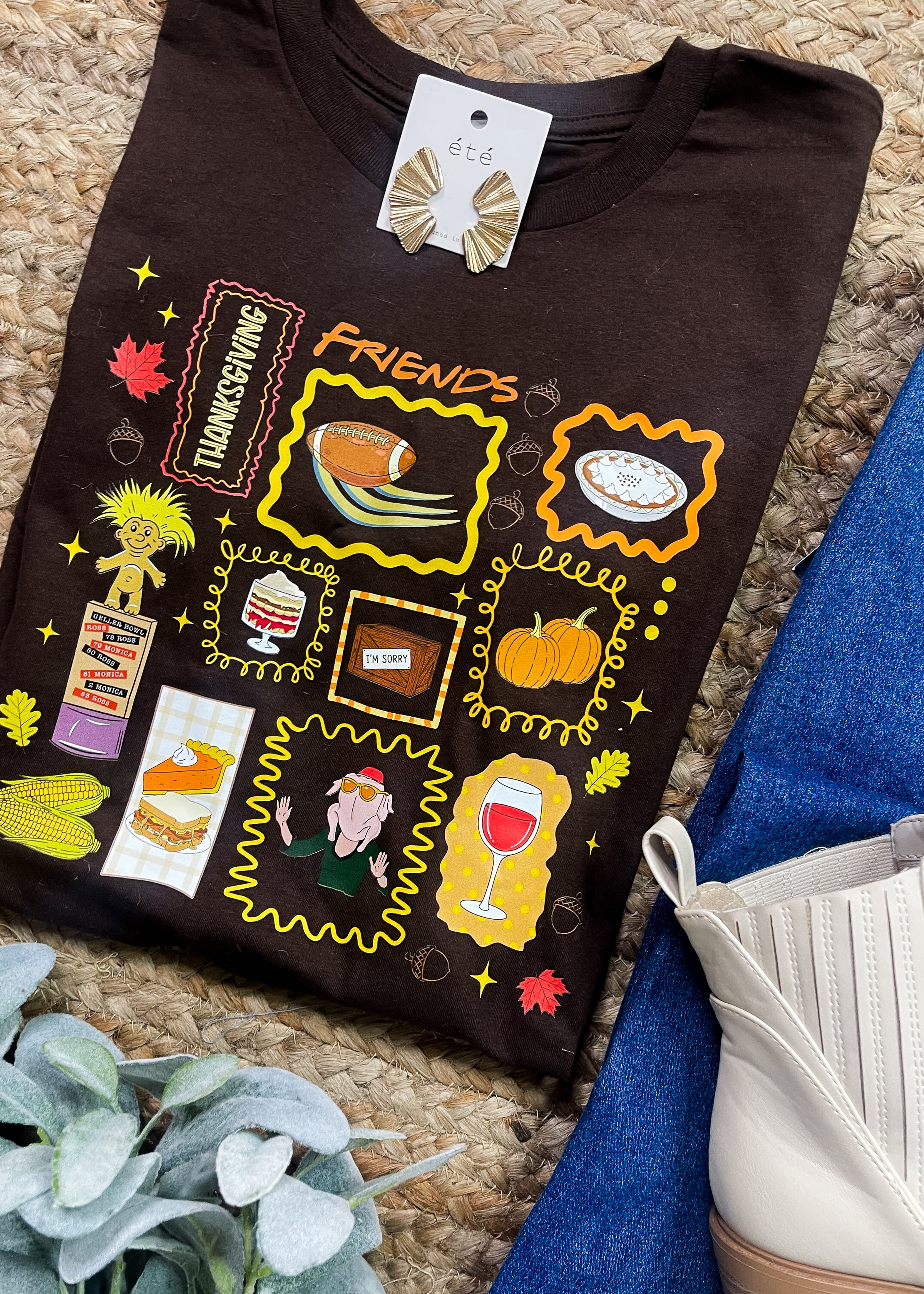 Friends Thanksgiving Graphic Tee (S-3XL)