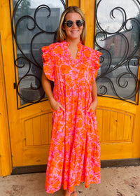 Sunset Sketches Midi Dress