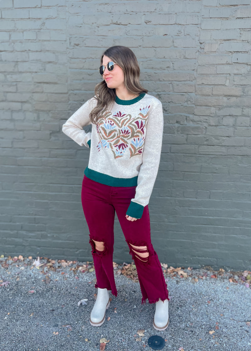 Rustic Romance Sweater