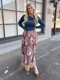 No Better Time Midi Skirt