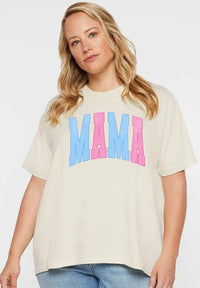 Mama Mock Neck Graphic tee (S-2XL)