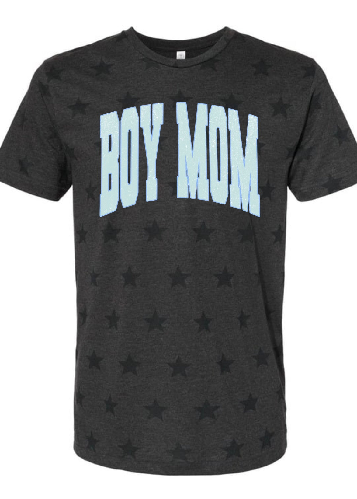 Boy Mom Star Print Graphic Tee (S-2XL)