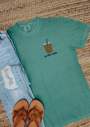 On the Rocks Iced Coffee Graphic Tee (S-2XL)