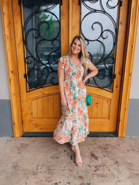 Perfect Bouquet Midi Dress (S-3XL)