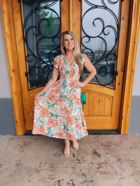 Perfect Bouquet Midi Dress (S-3XL)