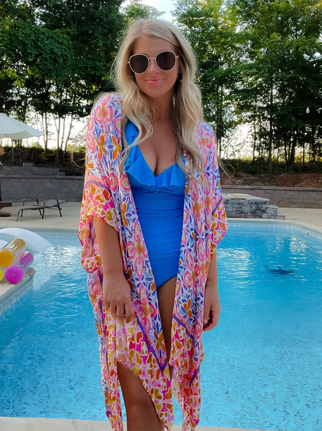 Tropical Tranquility Kimono