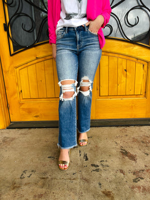 Lost In The Moment Distressed Jeans