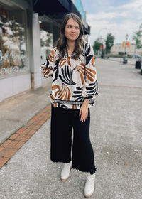 Isn't She Something Black Linen Pants