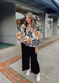 Isn't She Something Black Linen Pants