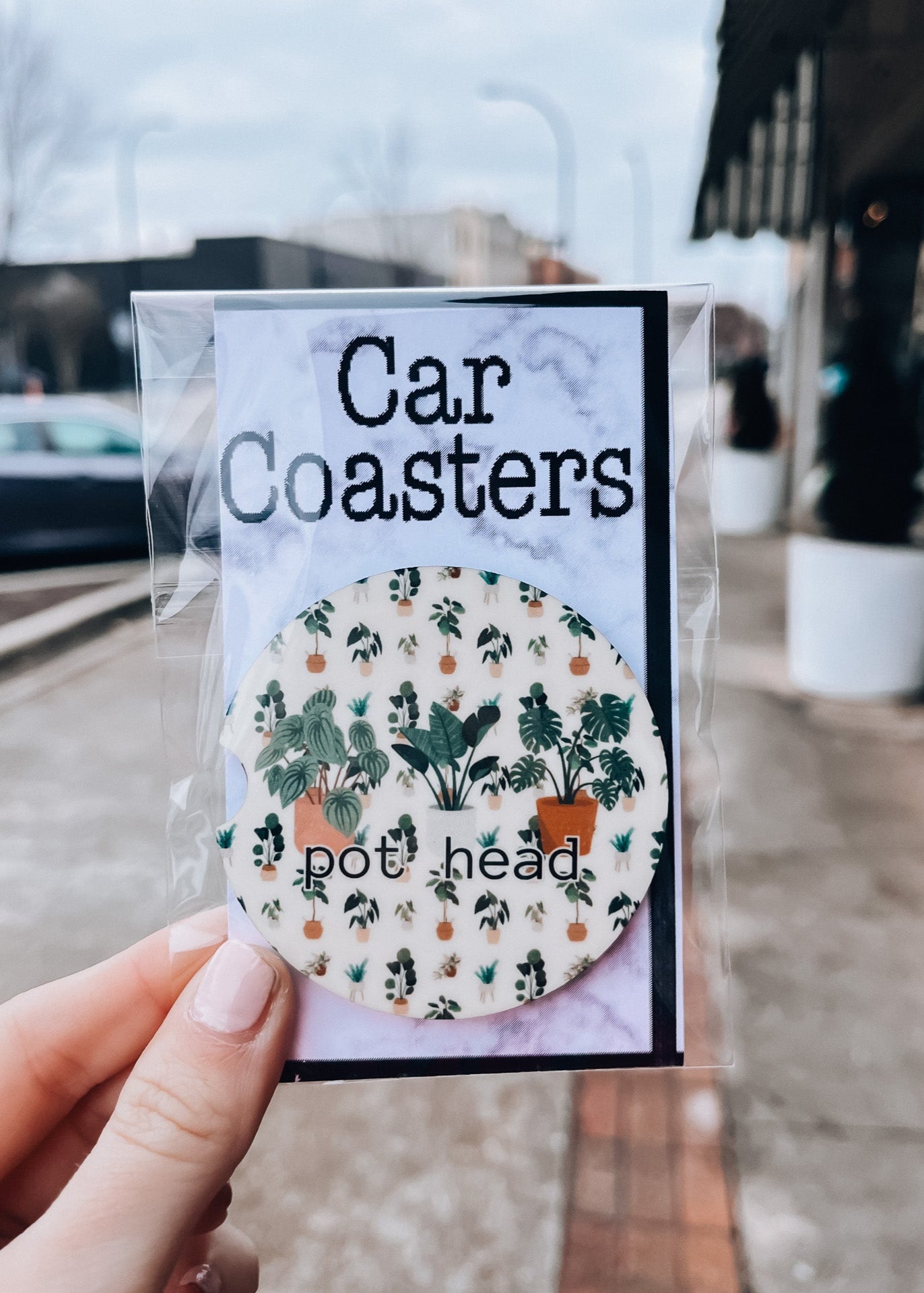 pothead phrases Pot Head Plants Car Coasters