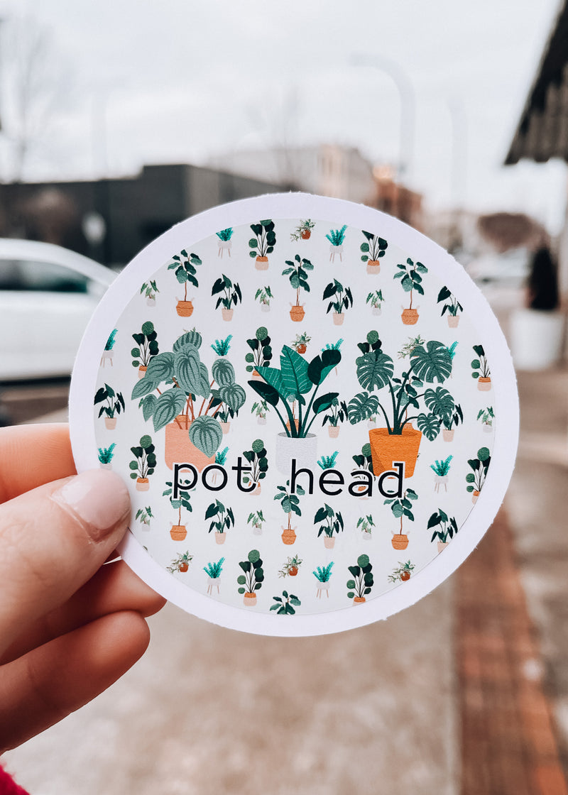 Pot Head Plants Sticker