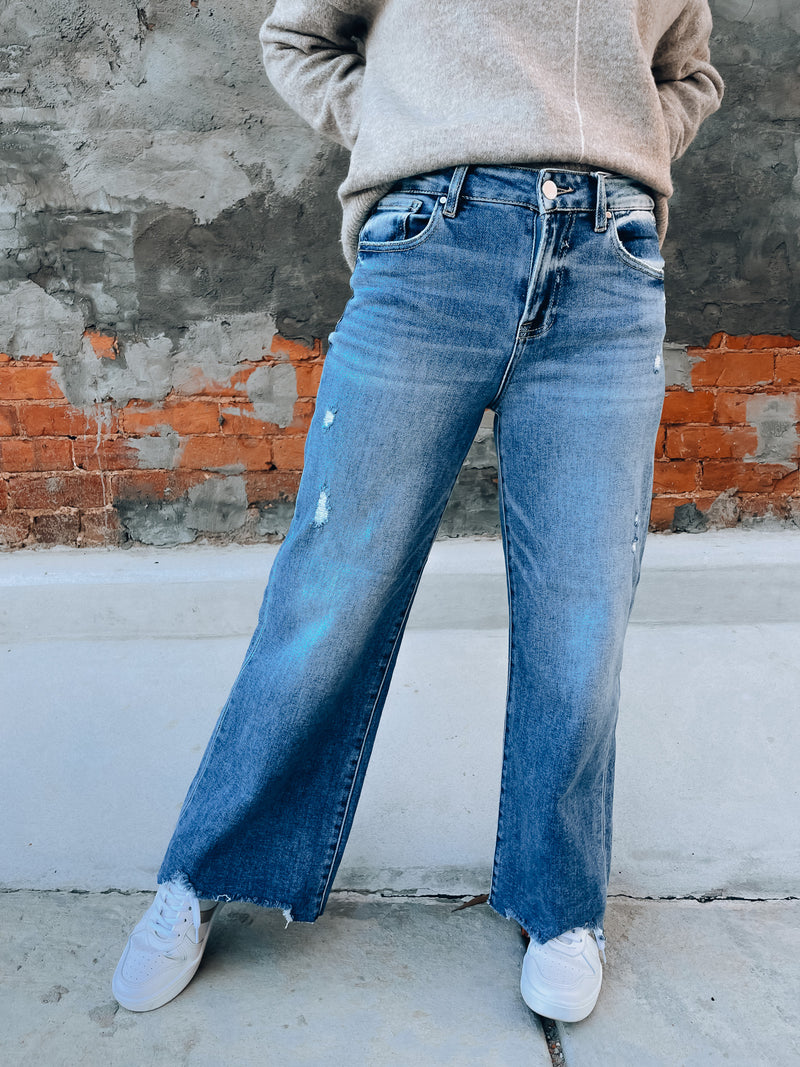 Change Of Pace Wide Leg Jeans