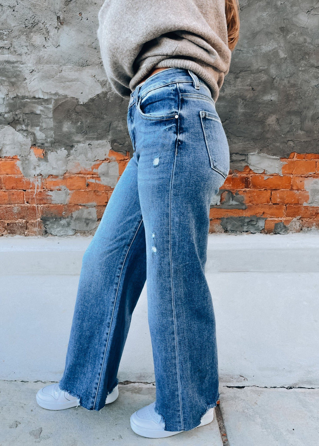 Change Of Pace Wide Leg Jeans