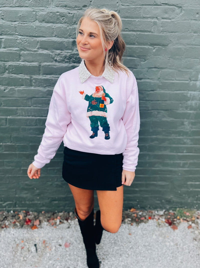 Boujee Santa Sweatshirt (S-2XL)