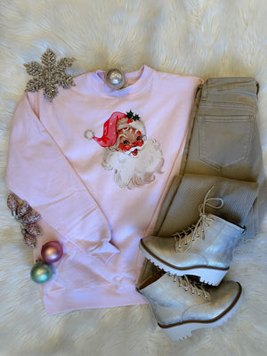 Vintage Santa Crewneck Sweatshirt (S-2XL)